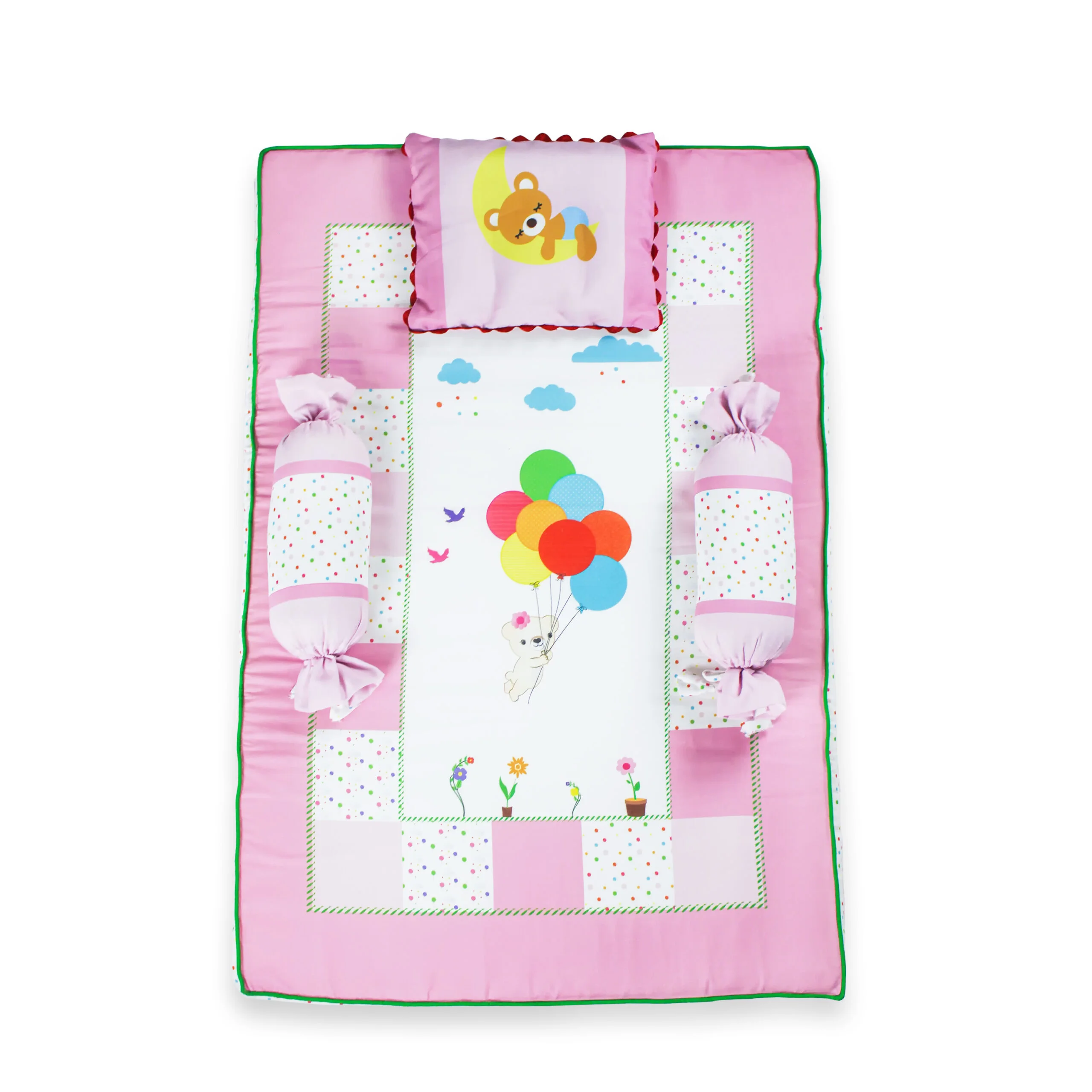 Baby gadda set with sales mosquito net