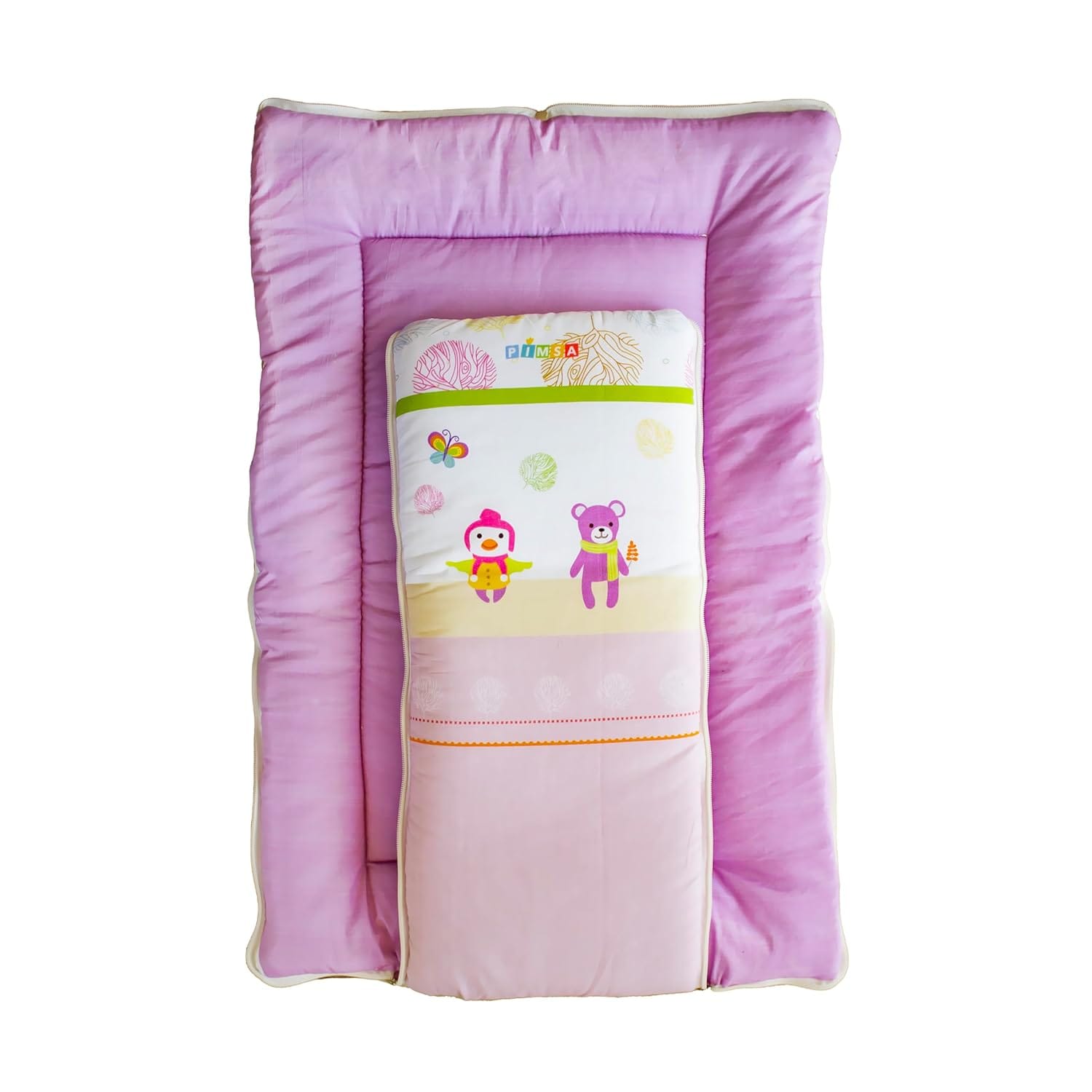 pimsa india Extra Fluffy Sleeping Bag and Convertible for new Born Baby Purple color Igloo theme full open